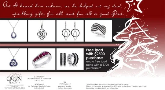 jewelry store holiday sale ad