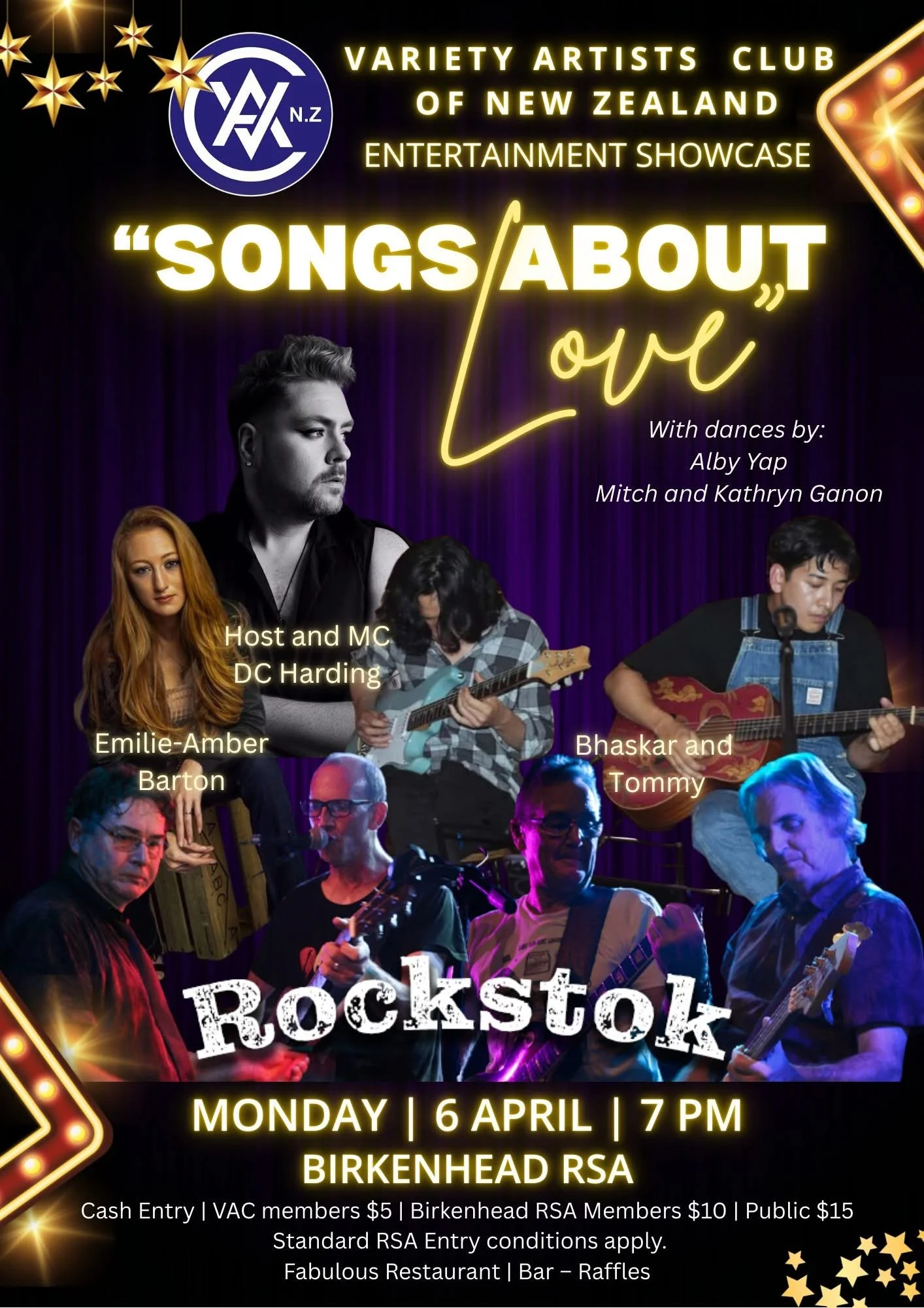 Songs About Love - Variety Artist Club of New Zealand Entertainment Showcase