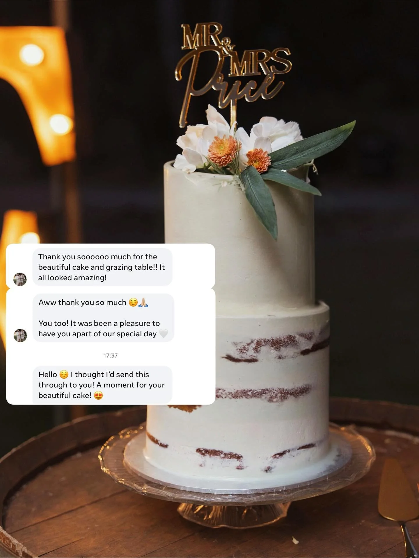 Always a blessing to be a part of something so beautiful! ♡

Thank you for sending the photo, Libby! ♡