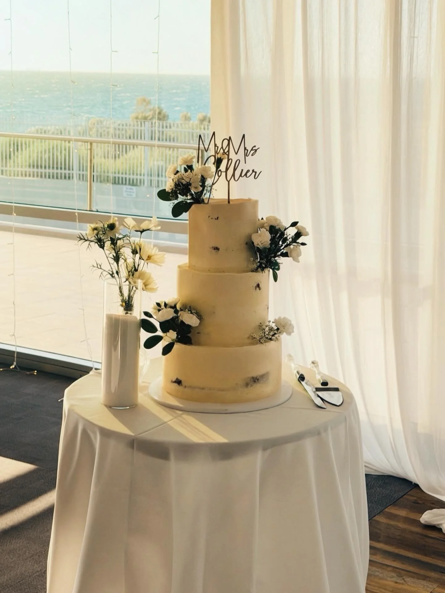 Hand mixed Red Velvet wedding cake, Nut free 🥜, specially made for the beautiful newlywed couple.

&mdash; Truly a labour of ♡!

28 February 26