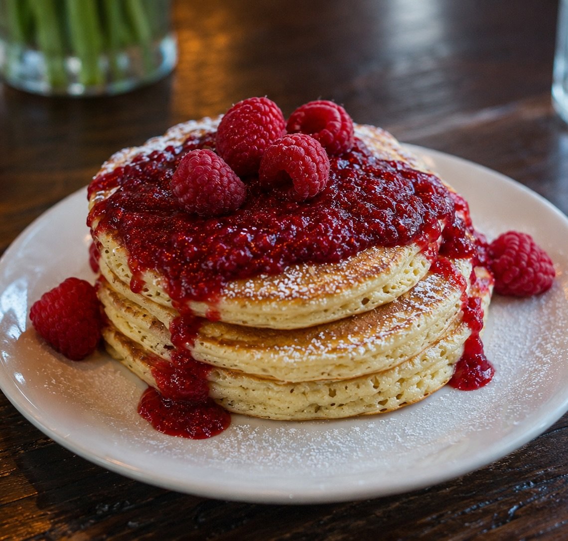 💐 Mother&rsquo;s Day Weekend Special 💐

Treat mom to breakfast at The Pantry this weekend! 🥞✨
Our fluffy lemon pancakes are topped with a sweet homemade raspberry compote, fresh raspberries, and powdered sugar for the perfect spring breakfast 🍋❤️