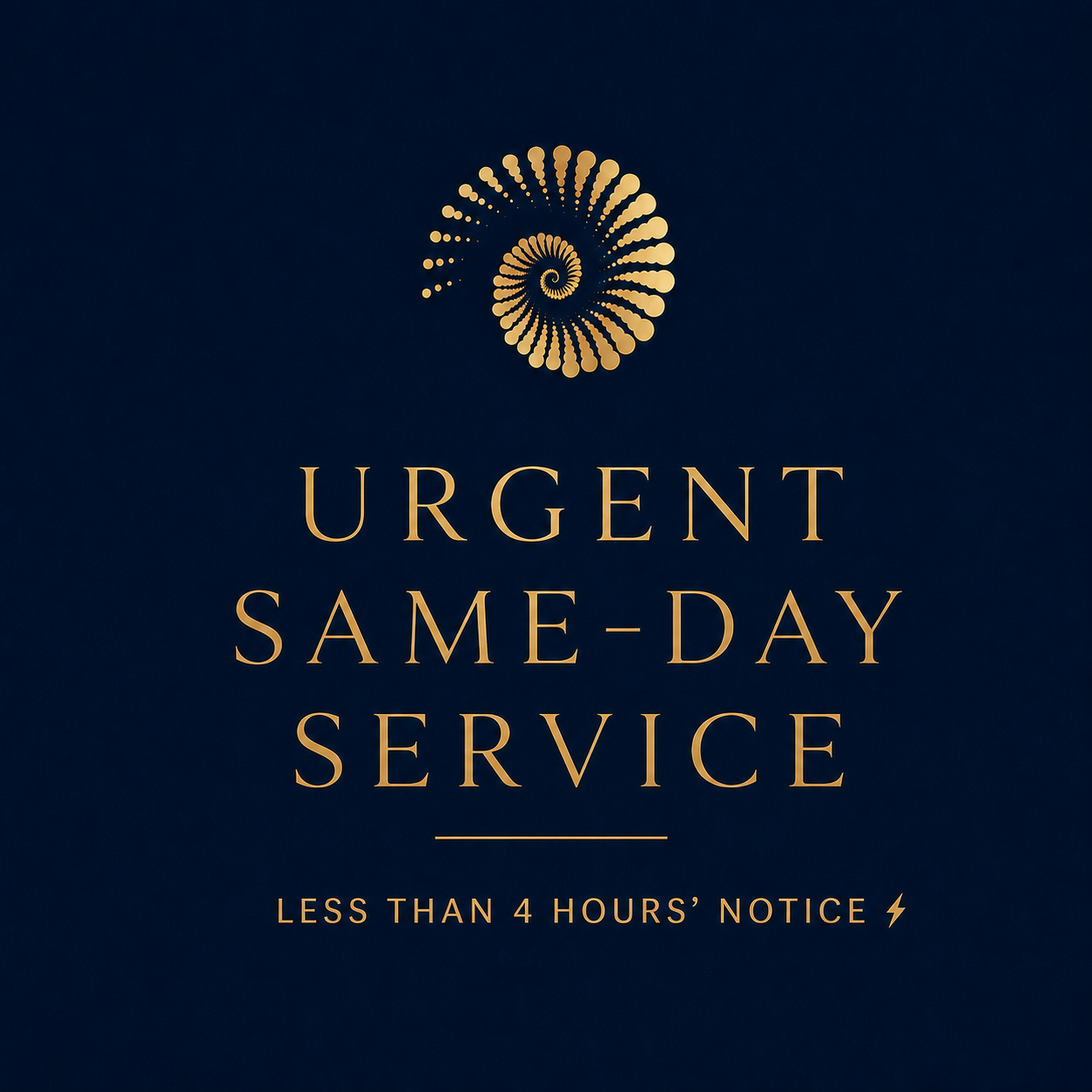 URGENT SAME-DAY SERVICE
