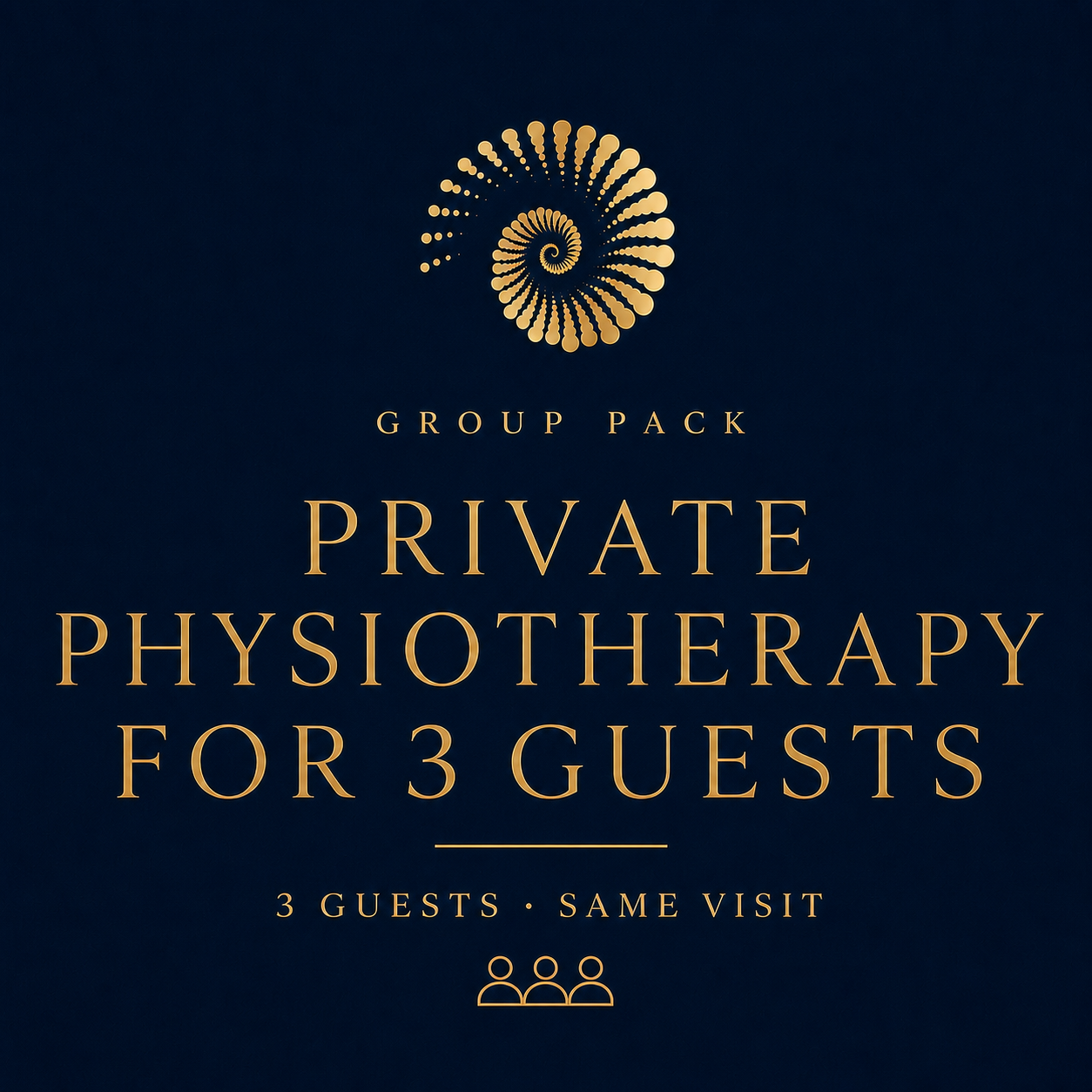 Private Physiotherapy for 3 Guests