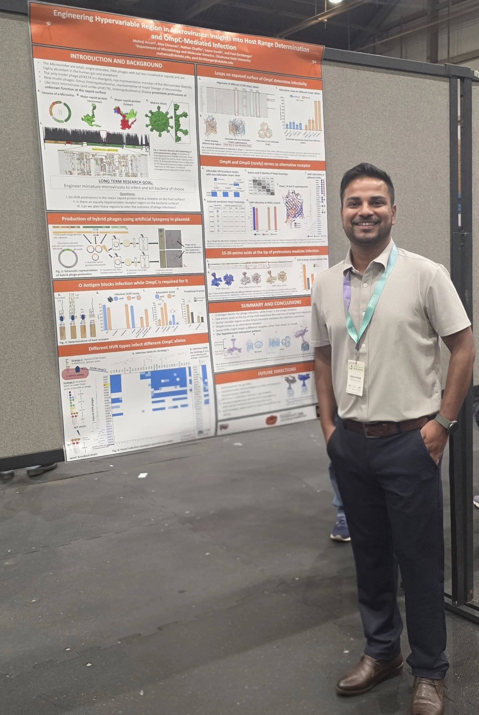 Mehraj wins poster prize at Evergreen Phage Meeting in Knoxville!