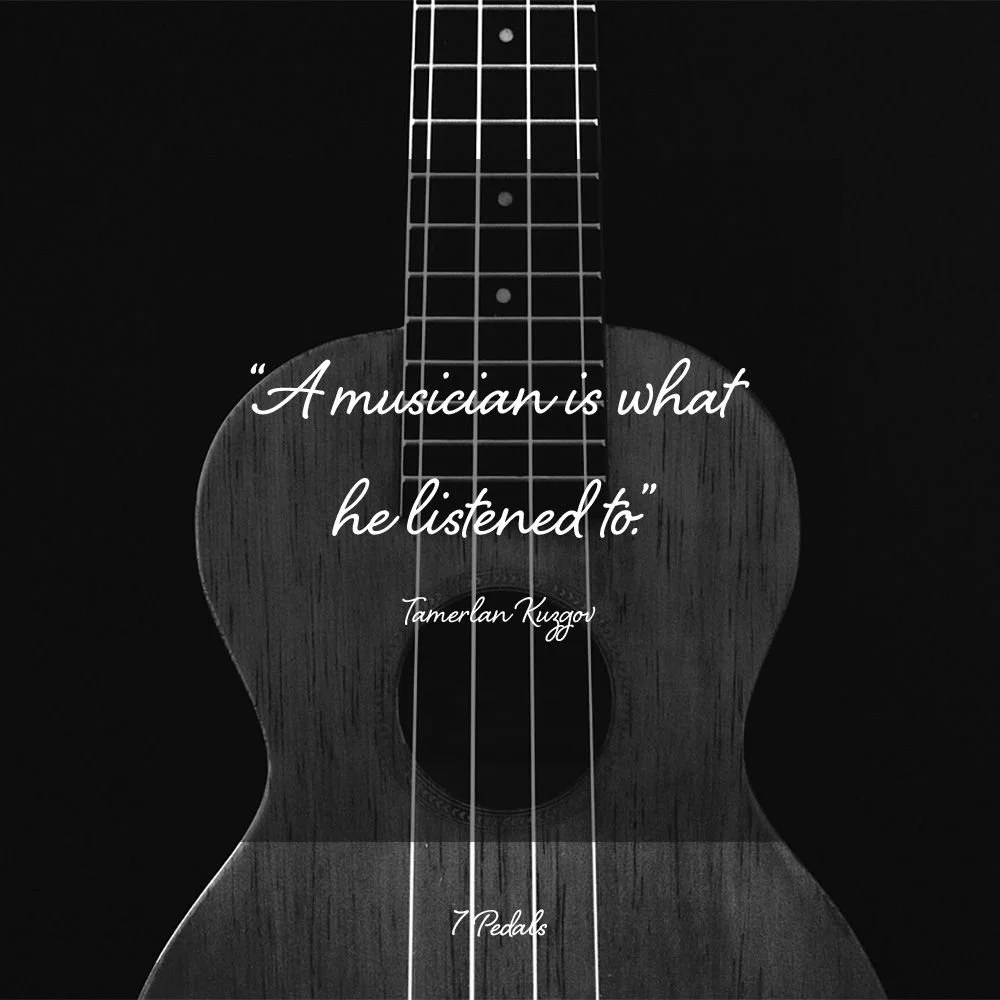 Music reflects our soul. Music informs our spirit. Music's lyrics reflect our beliefs. And, music can be used to create social change. Music's influence is incredibly mind changing.

So be careful to what you listen to. ~ julie

Tamerlan Kuzgov is an