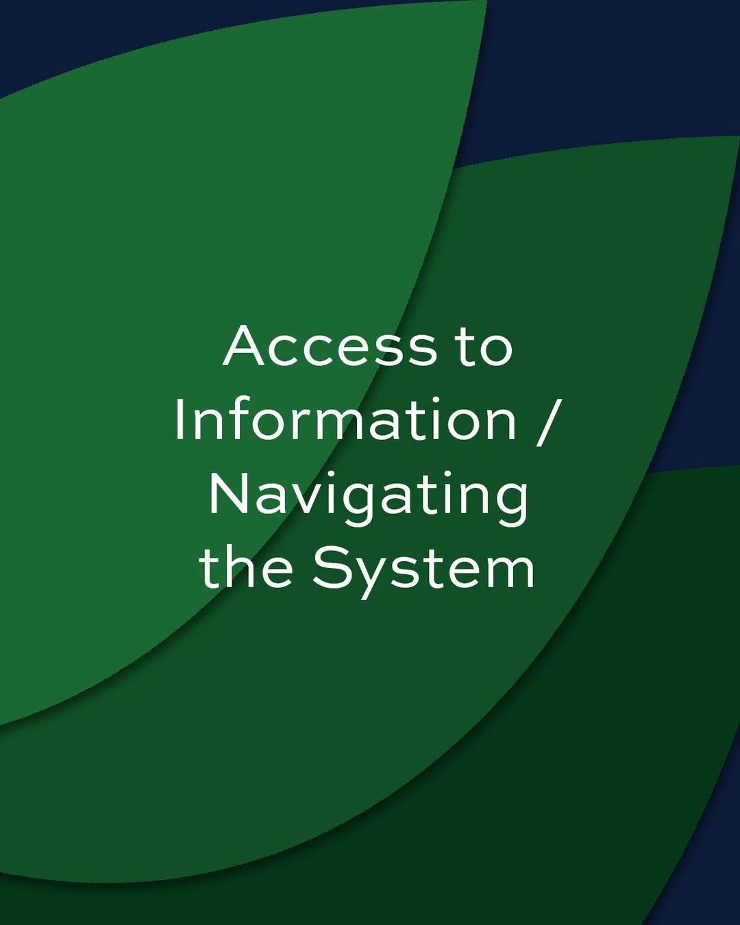 Parents often express difficulty understanding how to access resources: what services they're eligible for, how to apply, what their rights are. Especially with evolving policies, this becomes more complex.

And I am about to make a major shift with 