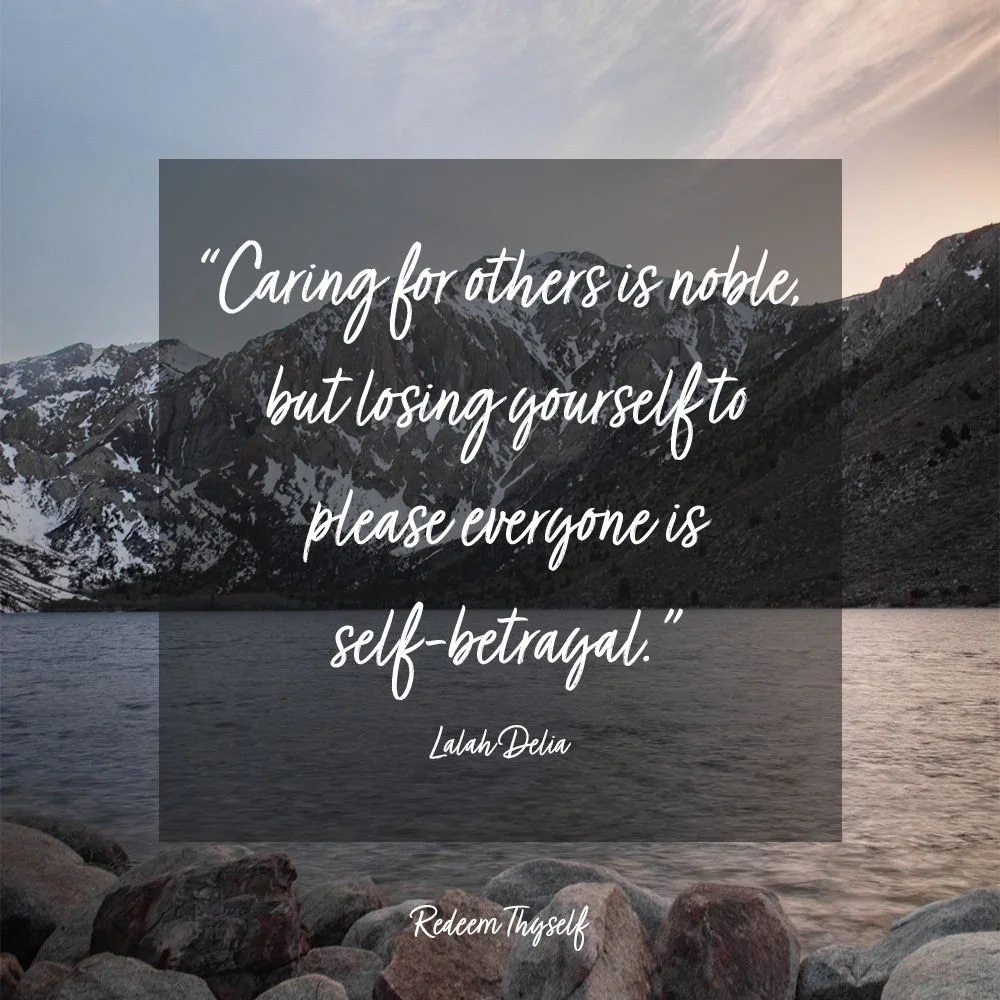 I have put myself at the bottom of the &quot;care&quot; list most of my life. Everyone seemed to always come first; no matter how much I did not want to do what I was being asked to do; to forsake; to participate in; to give in to. I did and continue