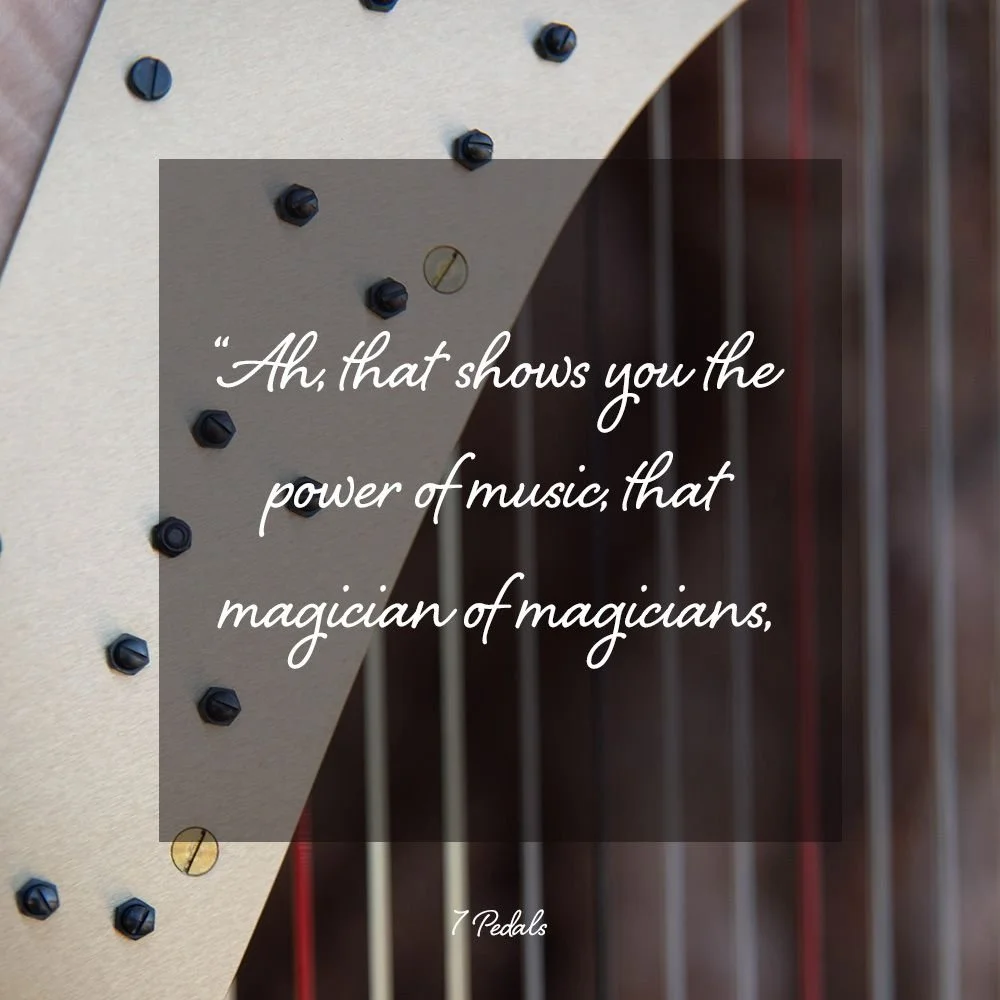 Music is compared to the greatest magician. No ordinary trick can match what it does to the mind. This &ldquo;wand&rdquo; is the sound and the &ldquo;word&rdquo; is the music itself. When music begins, the spell is cast. The outside world fades. You 