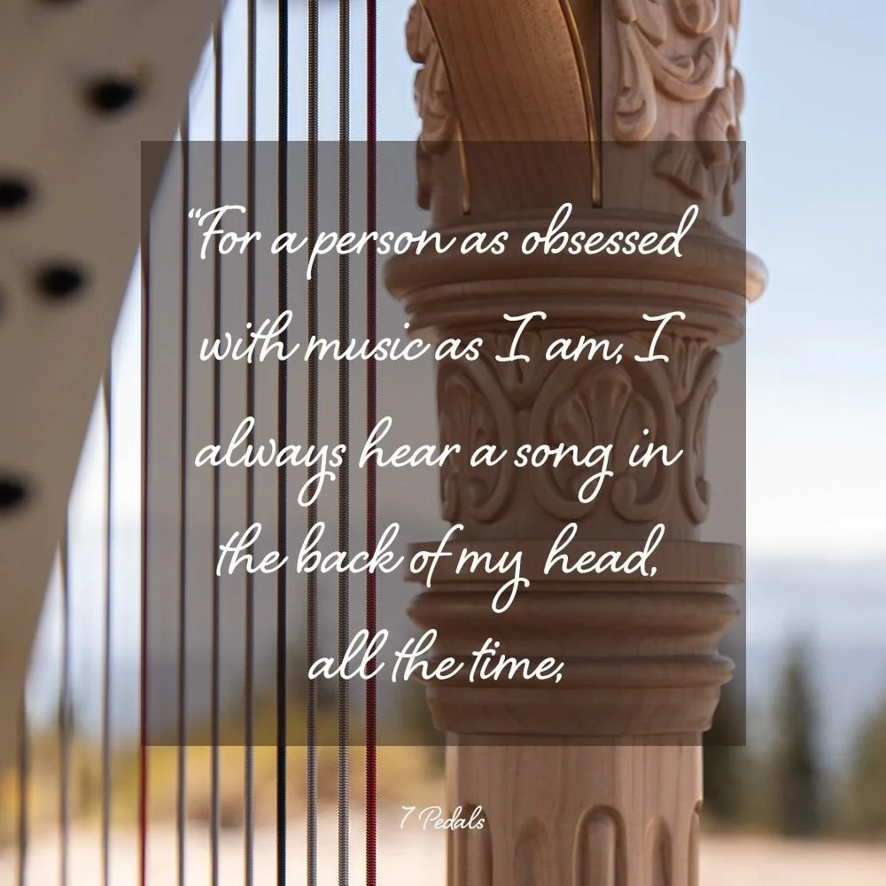 I wish this to be true for myself. It is not music that is constantly in the back of my mind, it is the ongoing battle between the inner child, the trauma, the negative voice of my past, and my new voice of self-worth, love, compassion, and understan