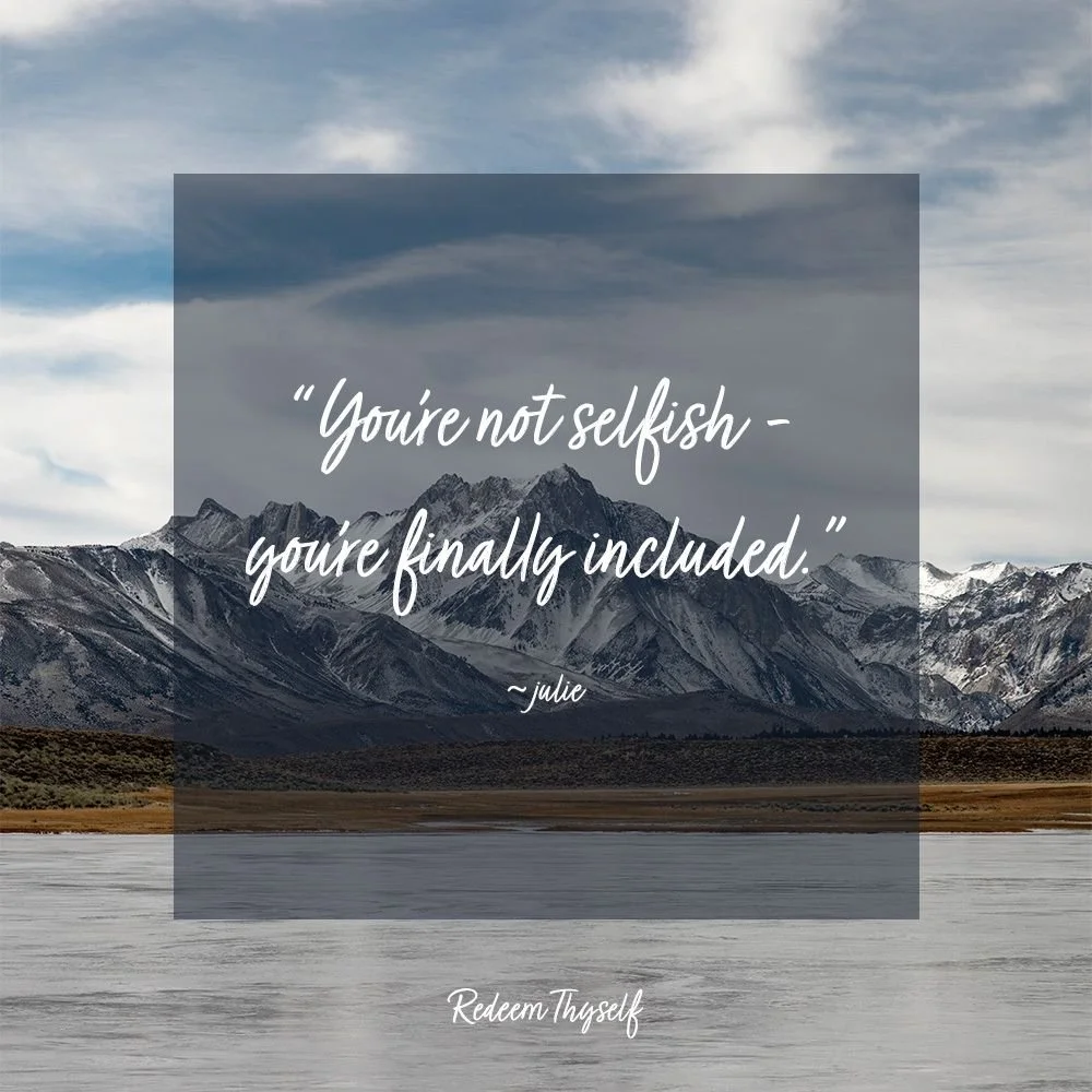 For a long time, being considerate meant disappearing.

It looked like adjusting constantly.
Making space; giving more; staying quiet when something felt off.

And over time, it became normal to not factor yourself in.

So when that started to change