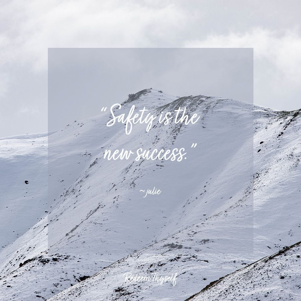 Success used to look like movement. Progress. Momentum. But when I move, do more things, become driven, I lose sight. I lose sight of my goals. I just feel like I am out of control.
Keeping that busy is what we do when we are in an unsafe space. It i