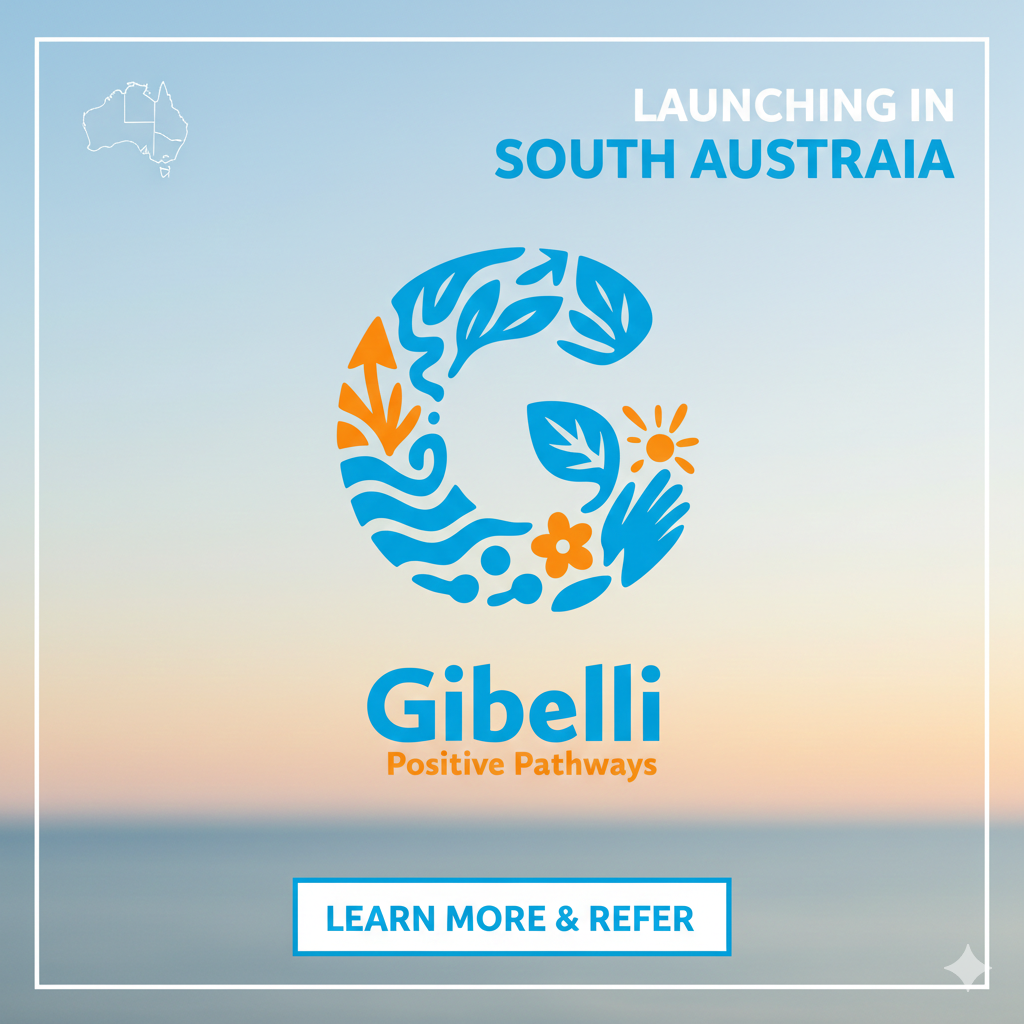      

 
   Bringing Better Pathways to South Australia: Gibelli Positive Pathways is Now Open in Adelaide  We are thrilled to officially announce that  Gibelli Positive Pathways  has expanded its practitioner-led services into the heart of  South Au
