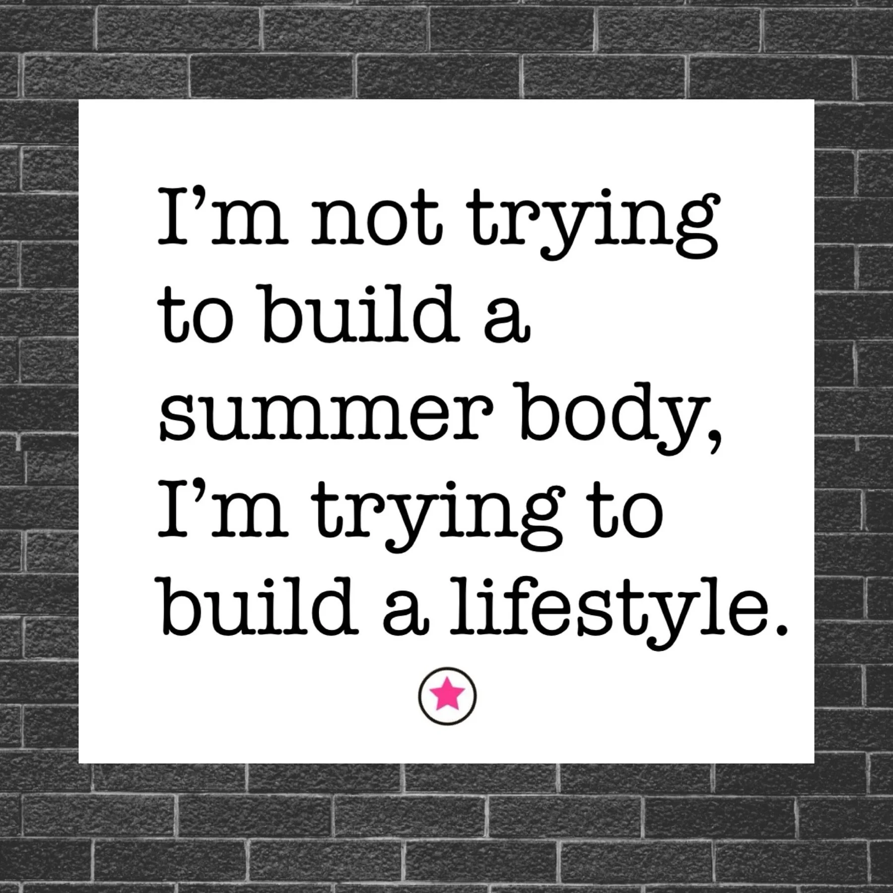 This time of year I cringe when I see ads from gyms trying to entice women to &ldquo;get your summer body&rdquo;.🤮 If that&rsquo;s your only reason to exercise, then it&rsquo;s time to find a new workout that makes you feel so good you&rsquo;ll want