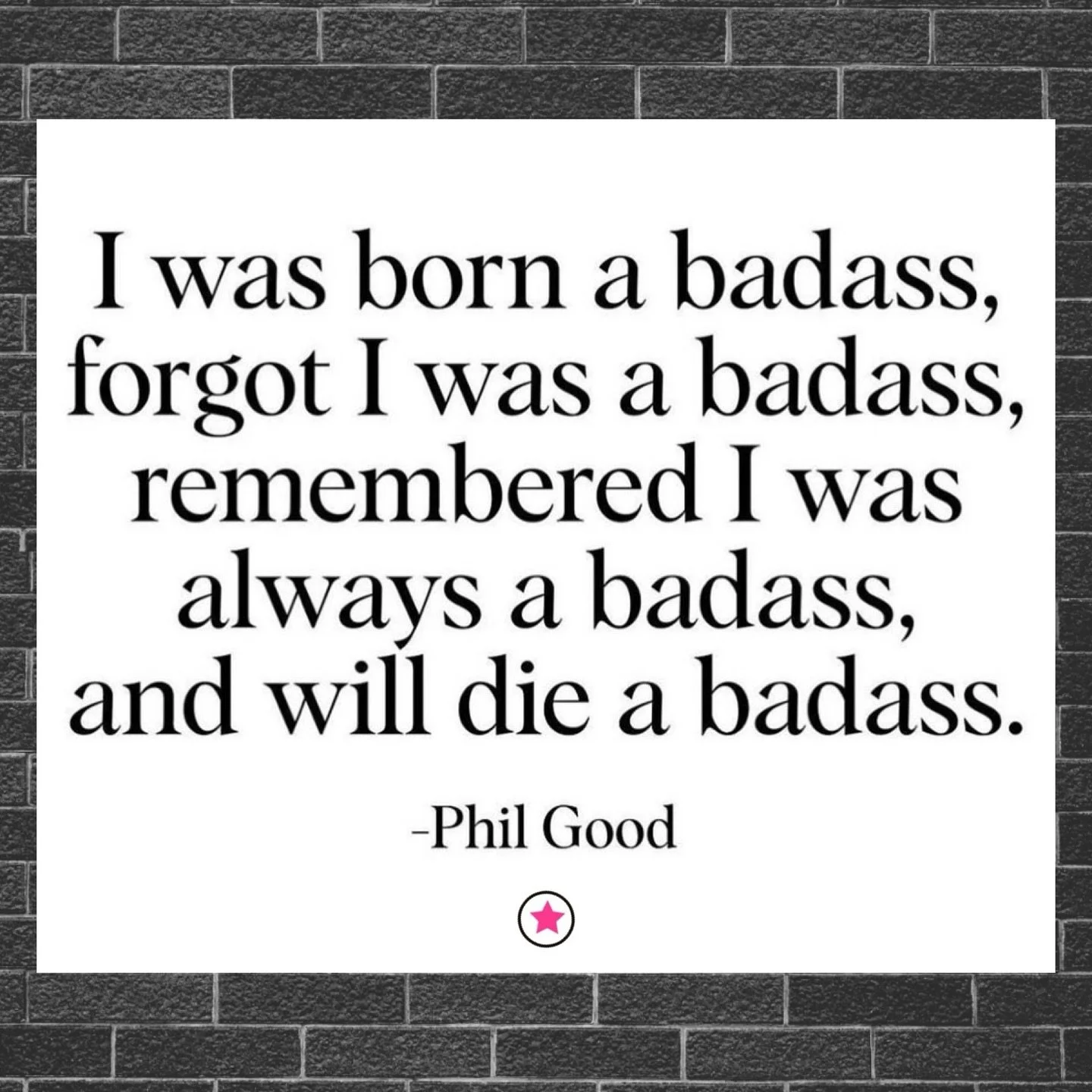 Note to self: You&rsquo;re STILL a badass.⚡️

&hellip; with a good ass if you&rsquo;ve been coming to class!🍑😂 
#positiveenergy #rememberwhoyouare