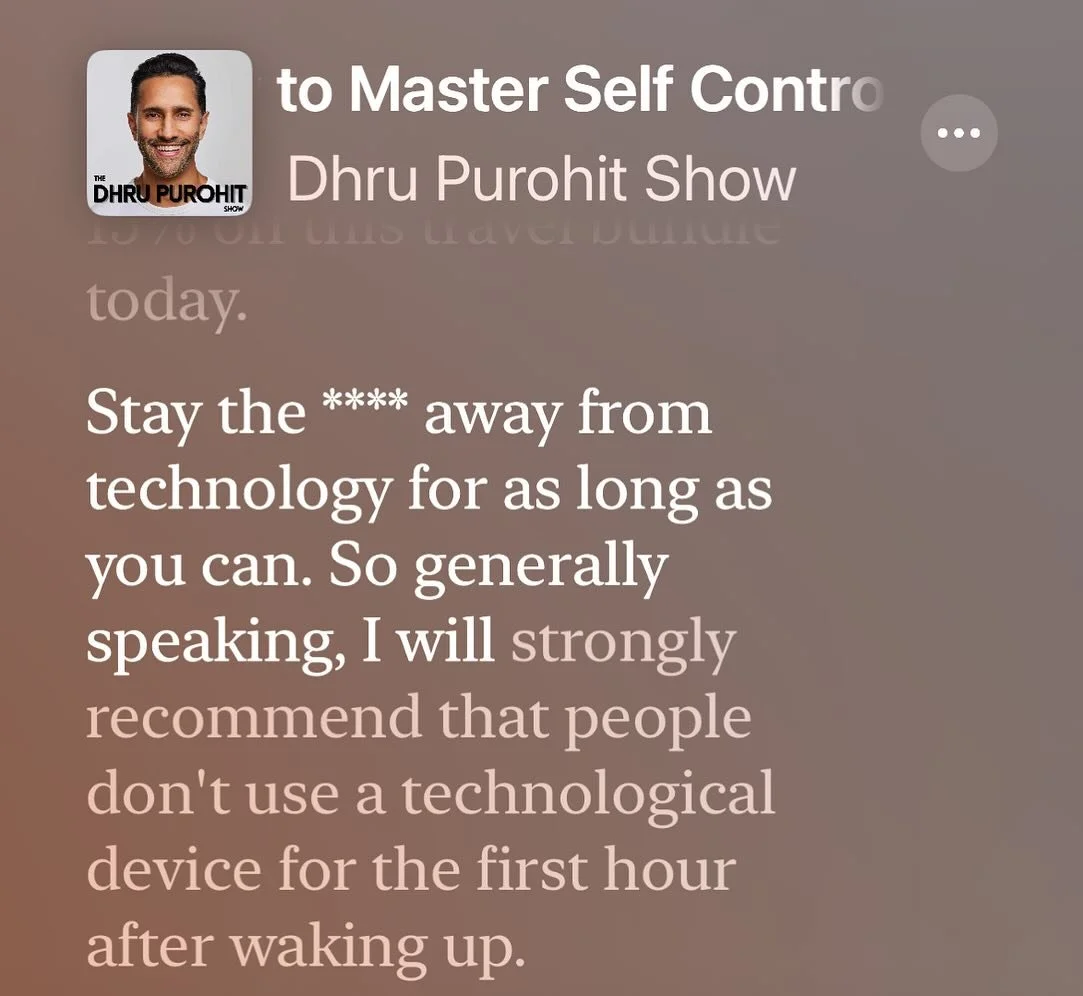Do you grab your phone first thing on waking up?
Why do you let your mind be filled with what’s going on in the outside world, what other people are sharing on Instagram, the news of the world etc. before you even have a chance to tune in  to y