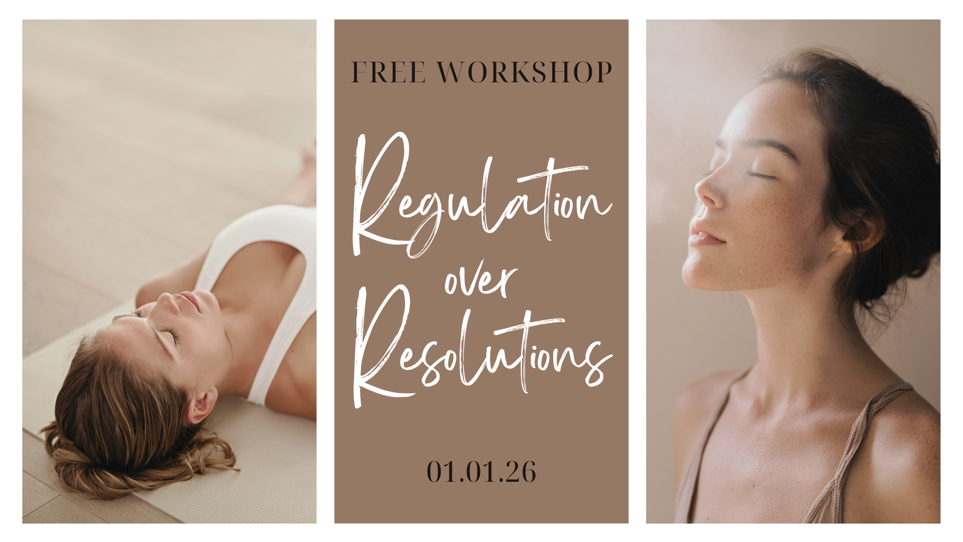 free workshop: regulation over resolutions