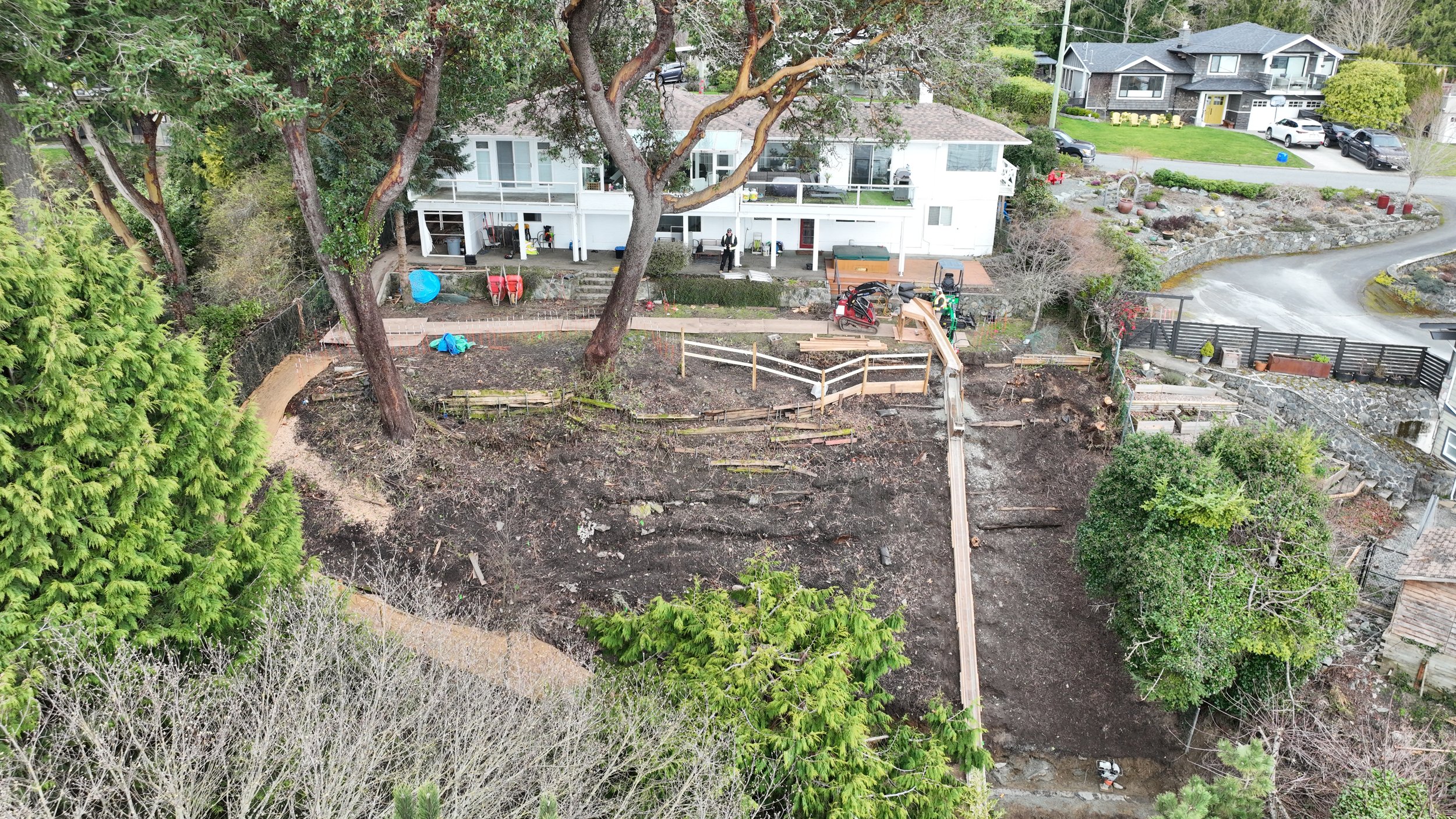 Before - Slope Stabilization - Flex MSE