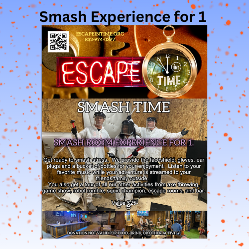ESCAPE IN TIME: Smash Experience for 1