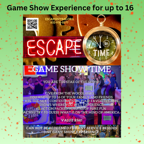 Game Show Experience for up to 16