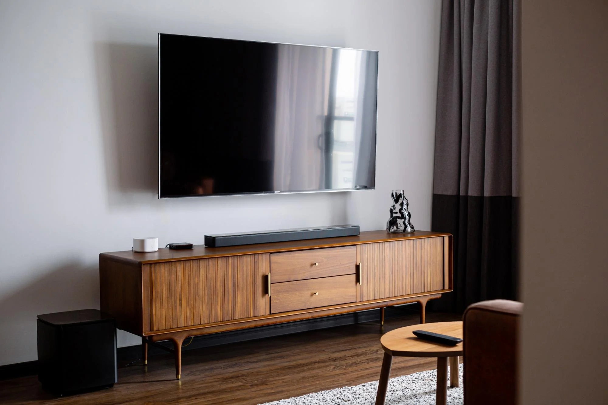 Living Room Interior design, Penang, Malaysia with television