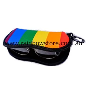 rainbow sunglasses case