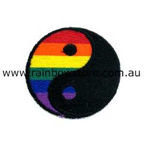 Rainbow Yin Yang Patch