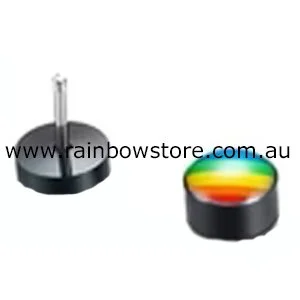 black screw back gay earring