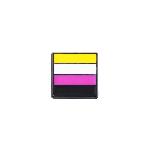 mini non binary lapel pin