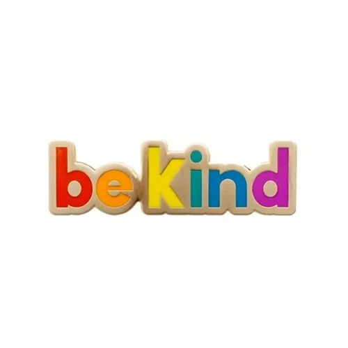 Be Kind Rainbow Enamel Metal Lapel Pin Gay Pride