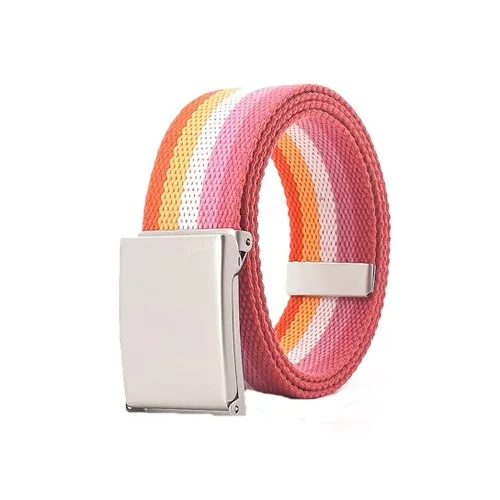 Lesbian Belt Sunset Pride Nylon With Strong Metal Buckle