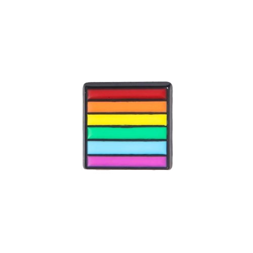 mini rainbow lapel pin