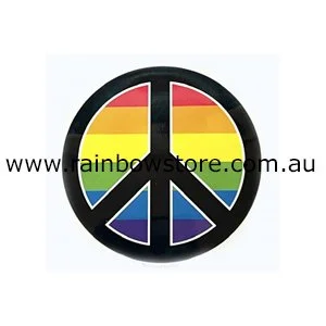 rainbow peace magnet