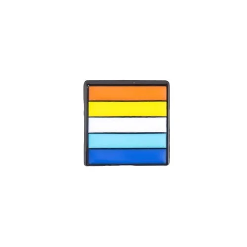AroAce Pride Flag Mini Black Lapel Pin Aro Ace Community