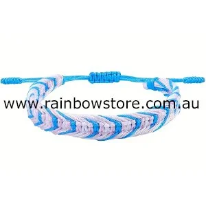 Transgender Weave Friendship Trans Bracelet Medium Style