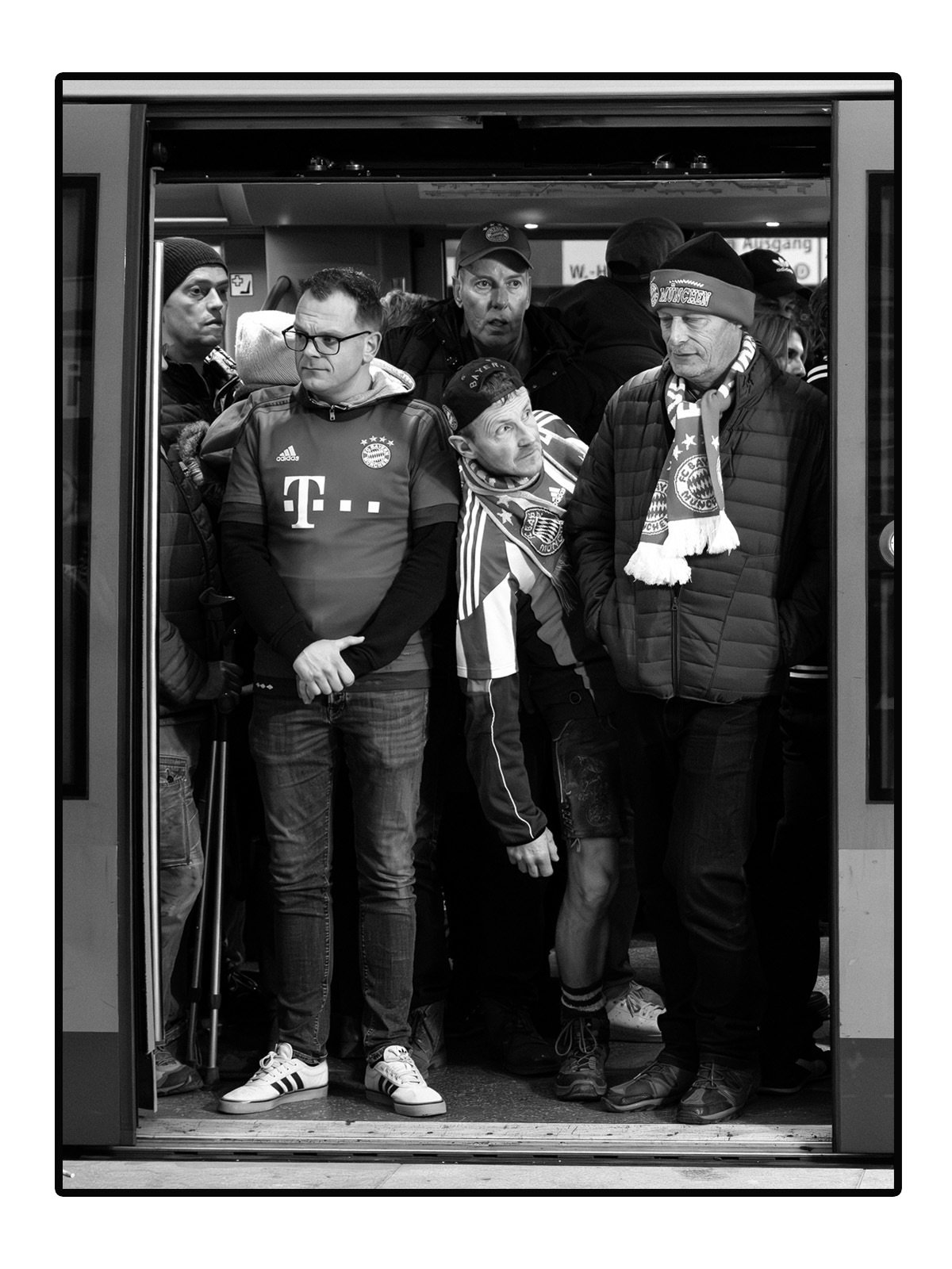 THE FANS: Diving into FC Bayern&rsquo;s DNA is Mia San Mia (&ldquo;We are who we are&rdquo;), a phrase rooted in community and identity. This is what I was so looking forward to documenting. Capturing this surreal atmosphere at the Allianz Arena with