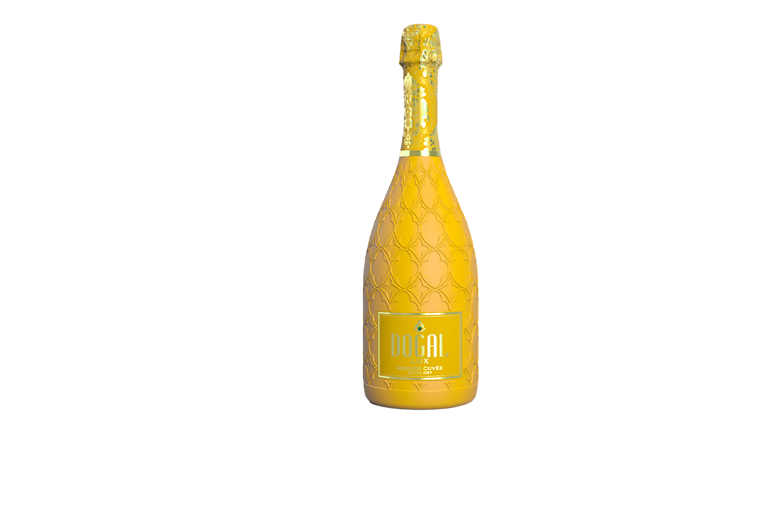 Dogal Lux Sparkling Wine. Yellow.