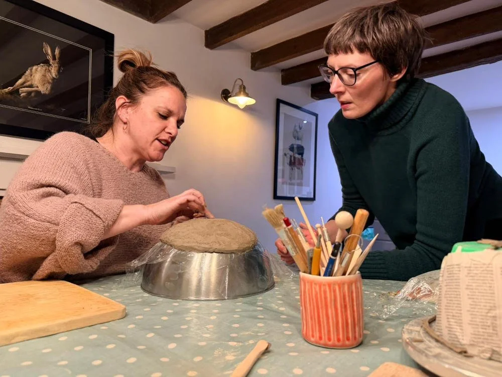 Michelle and Louise pottery.jpg