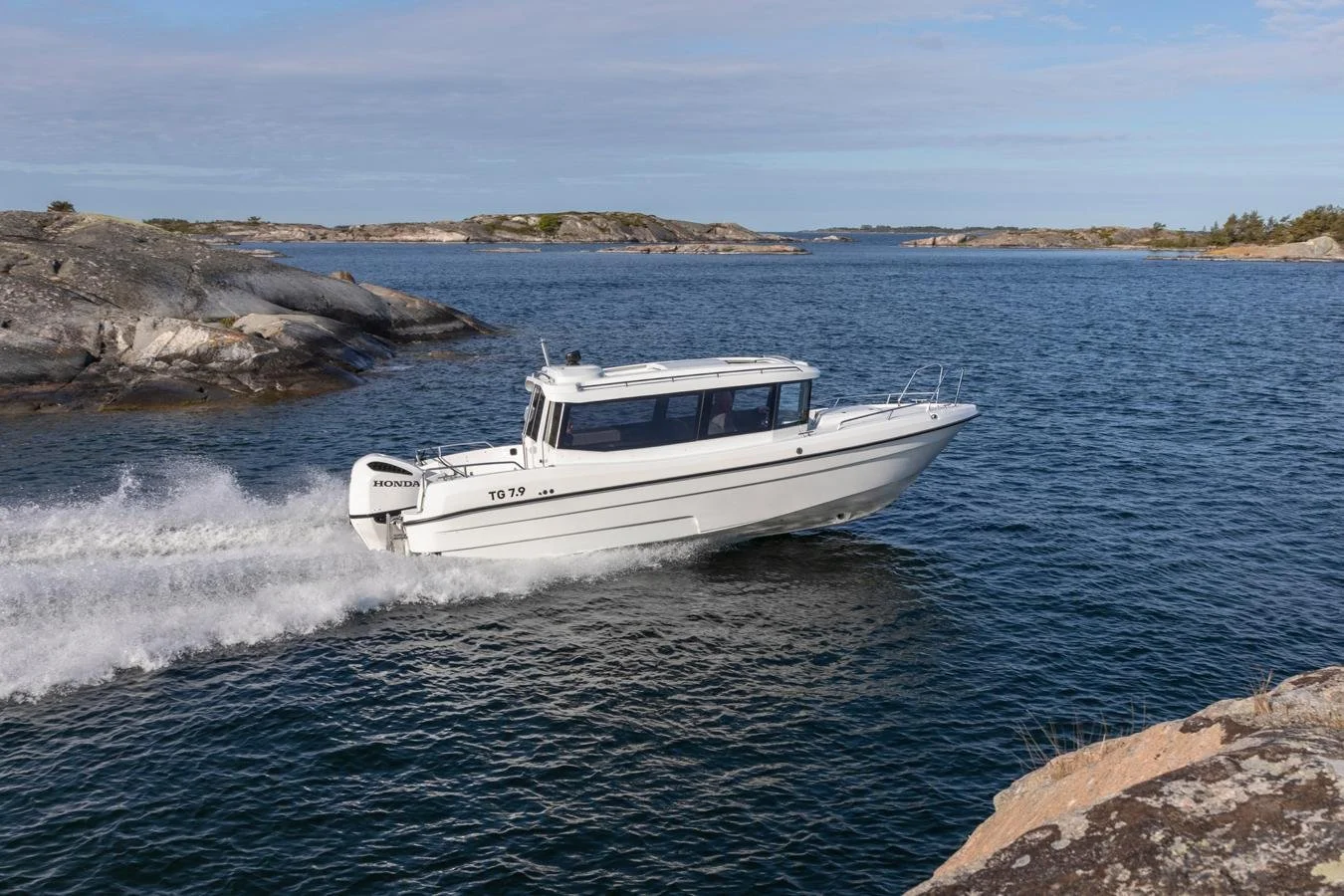 This is the boat we use for the Nordic wildlife tours. We have space for a maximum of eight people.