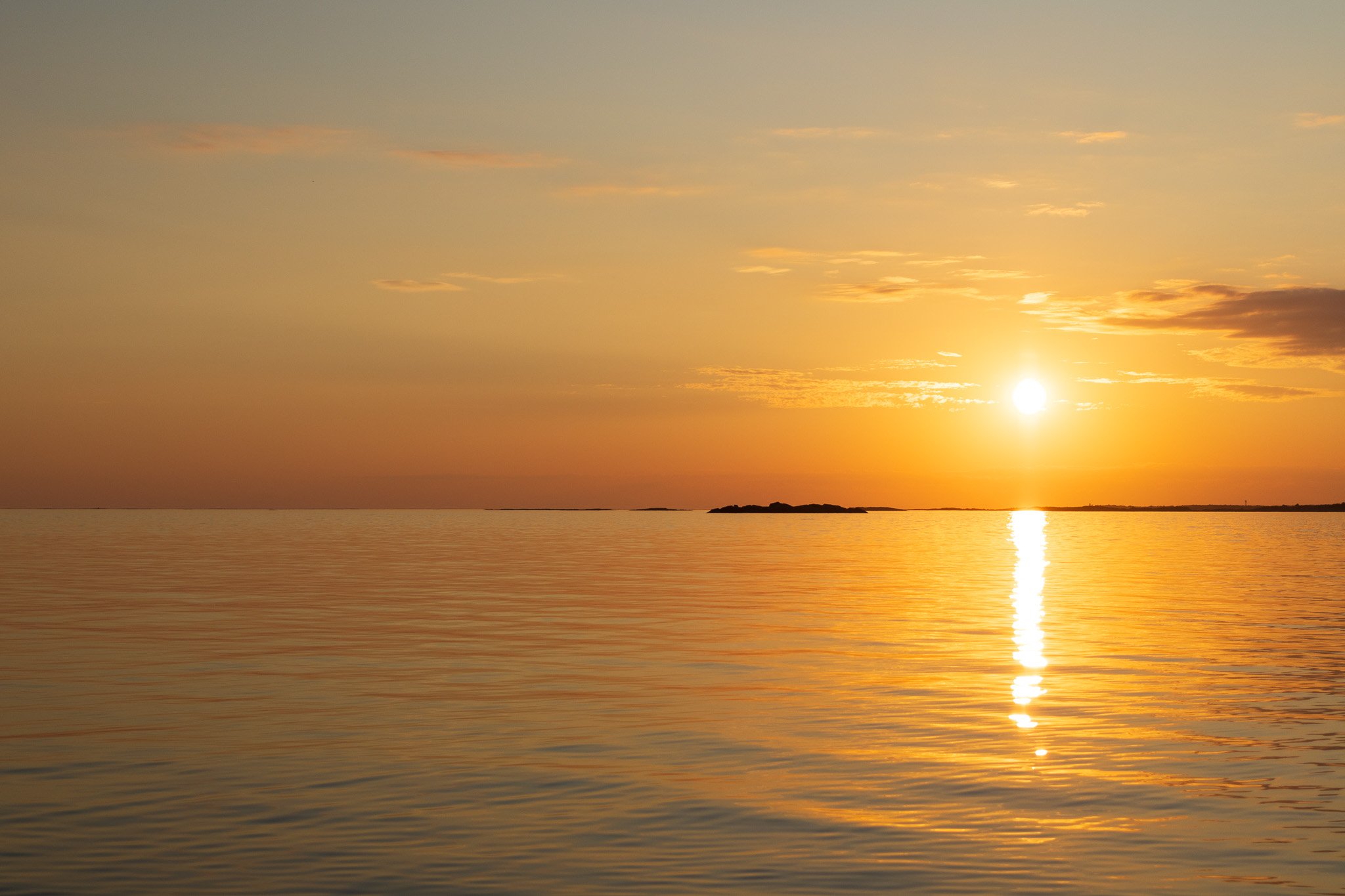 Sunset in the outern archipelago