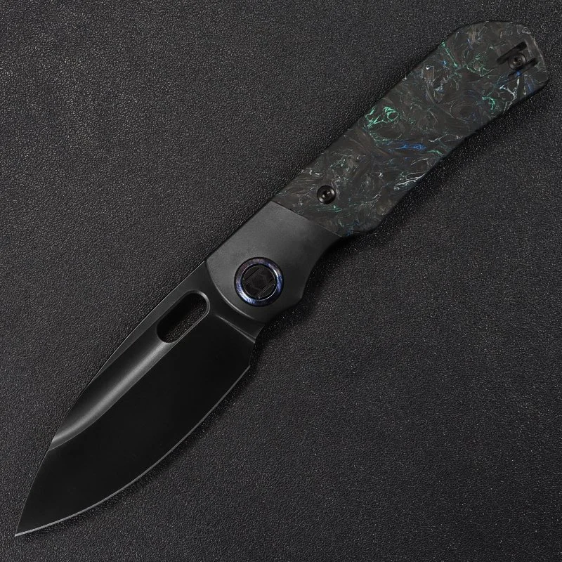 Bolster Excalibur--Teal Tricolor Camo Carbon with Satin DLC Blade, Delivered in Feb 2027
