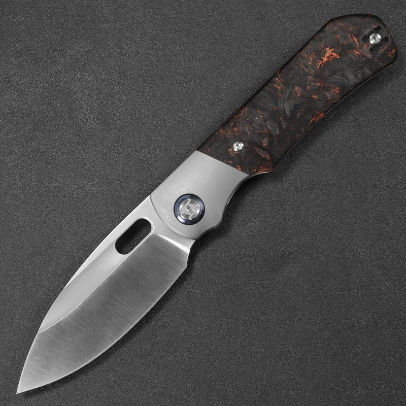 Bolster Excalibur XL--Copper Marbled Carbon Fiber with Satin Blade, Delivered in Feb 2027