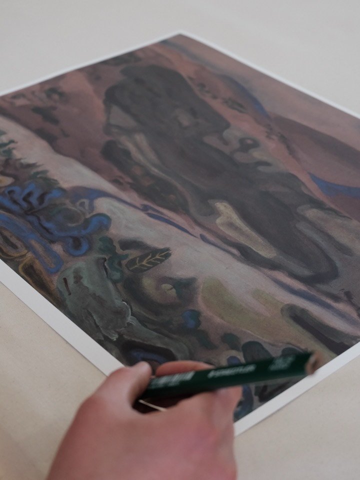 Test print for a small edition of Giclees of &lsquo;Windflaucht&rsquo; 2026 on etching paper.

These are up in my shop for order now and will be posted out on arrival (next week). Pre -order now or send me a message to reserve a copy!

There will be 