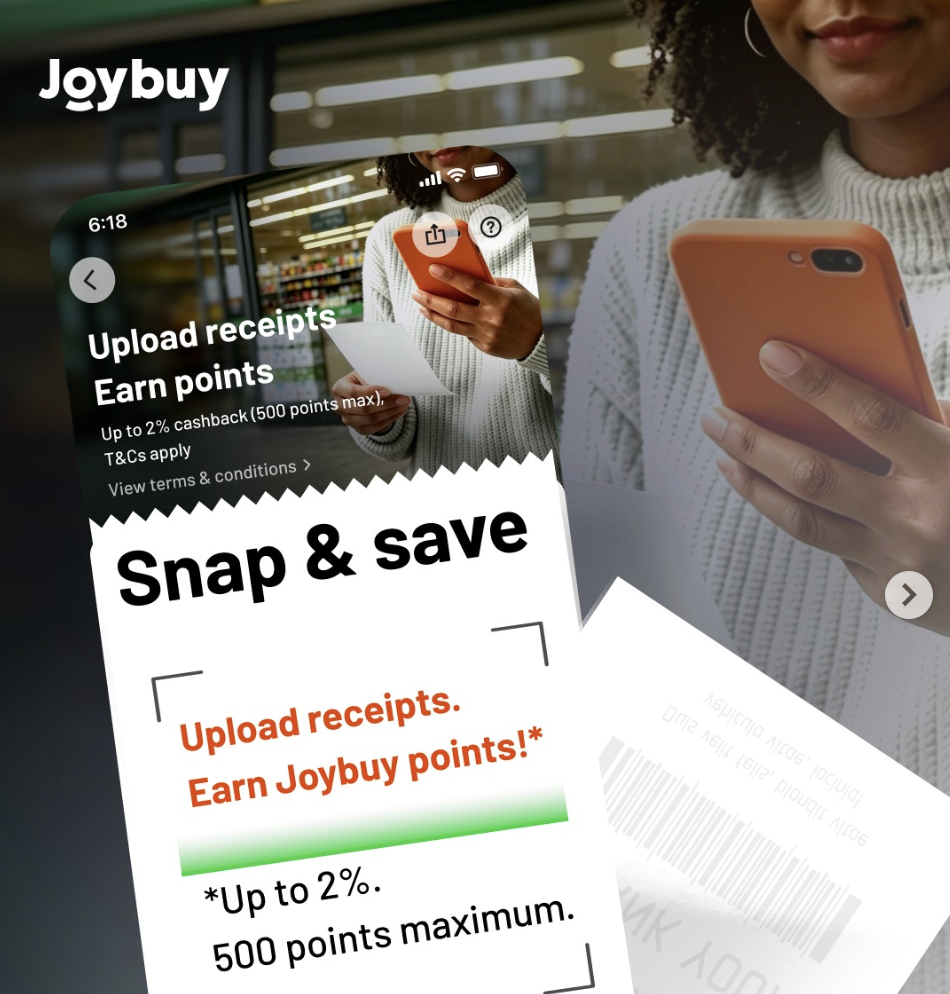 Joybuy Snap & Save Review: 2% Cashback at Tesco, Aldi, Asda & More