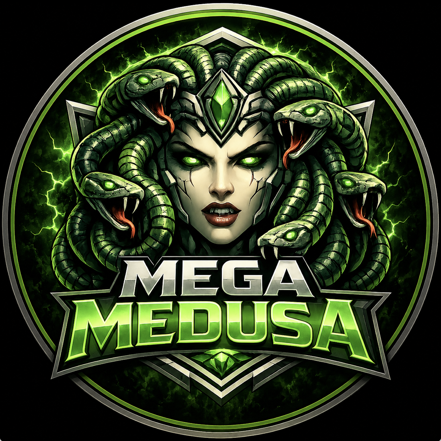 Mega Medusa logo