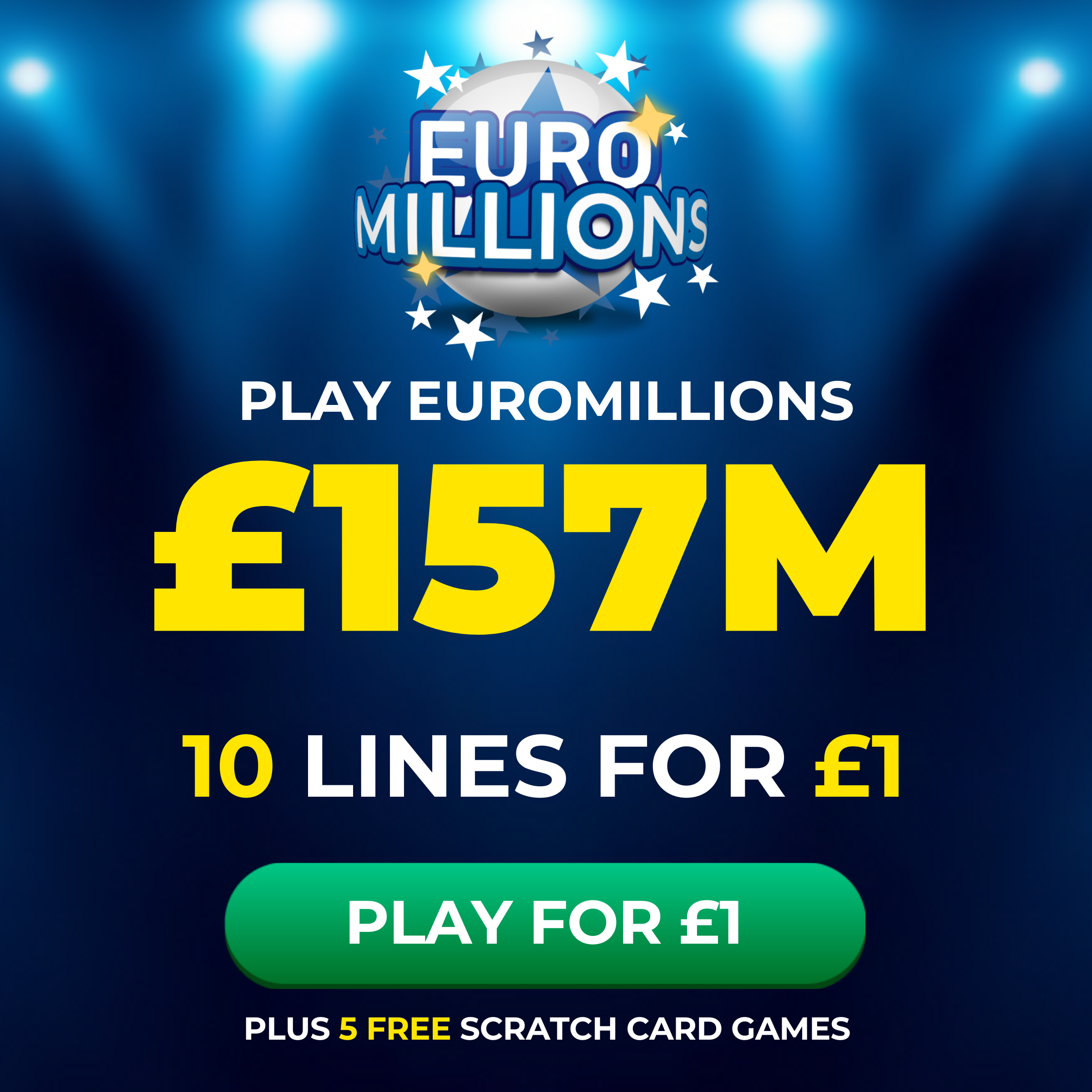 Lotto Social - 10 lottery entries for £1 🎰