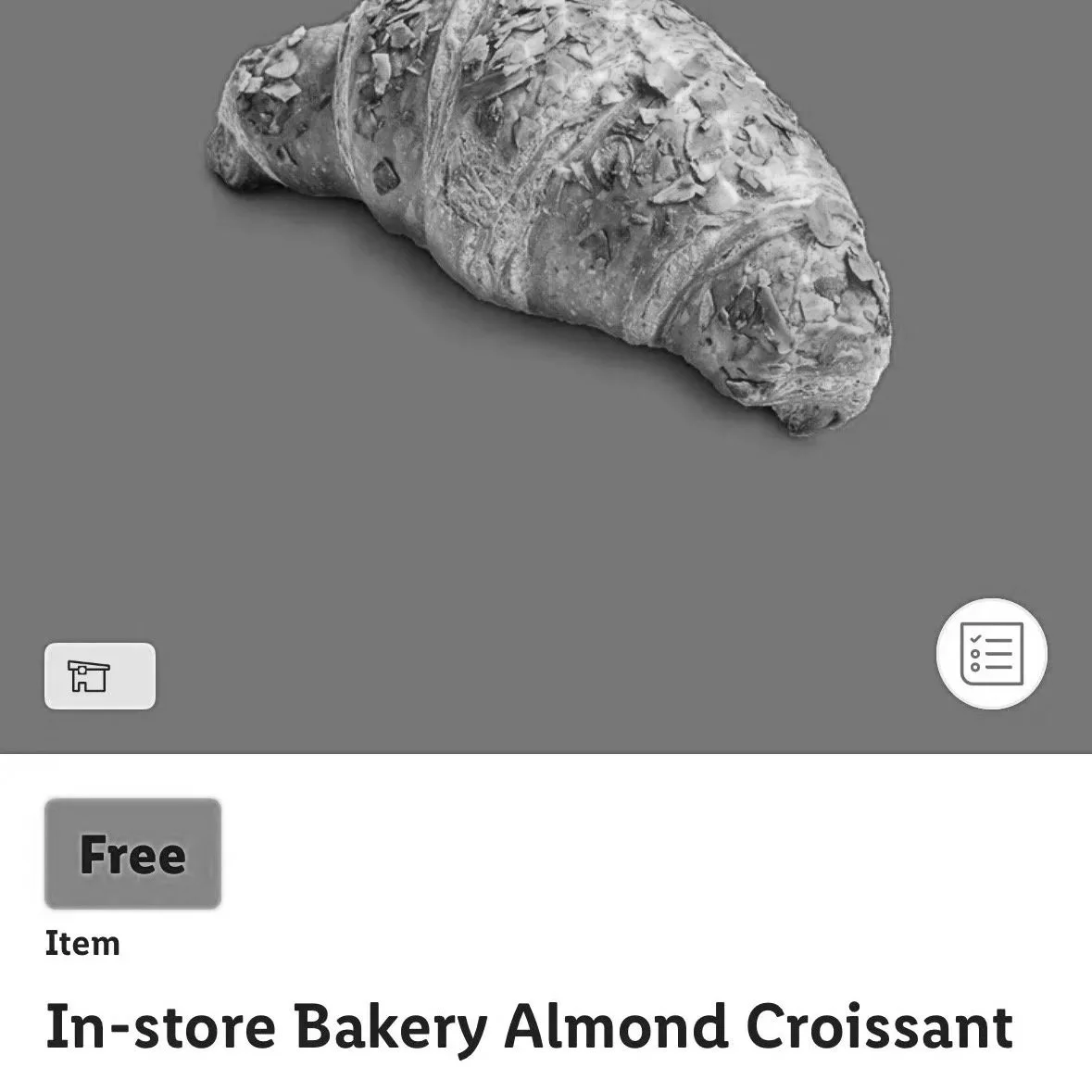 Two free Lidl croissants (Lidl Bakery)