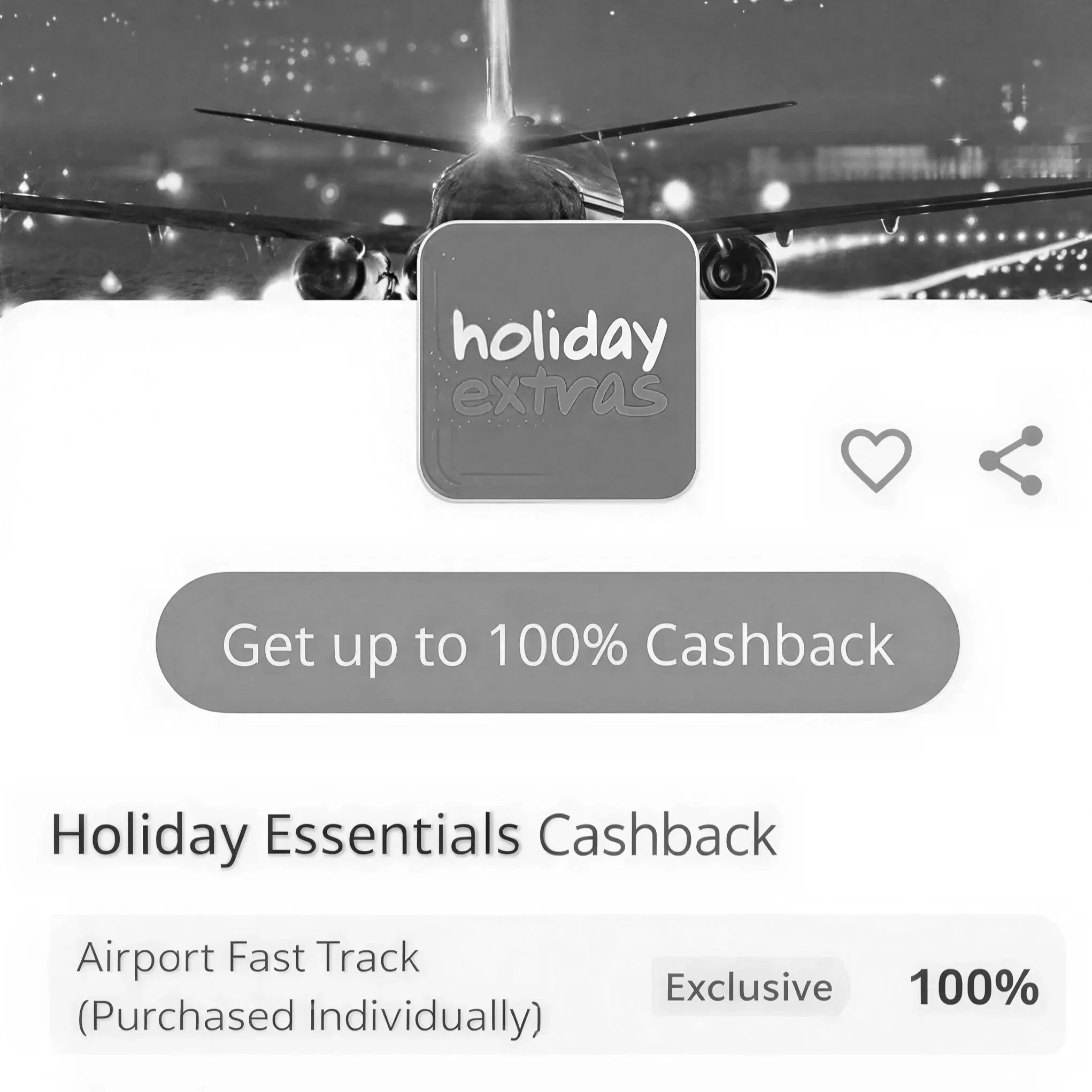100% cashback on Airport Fast Track