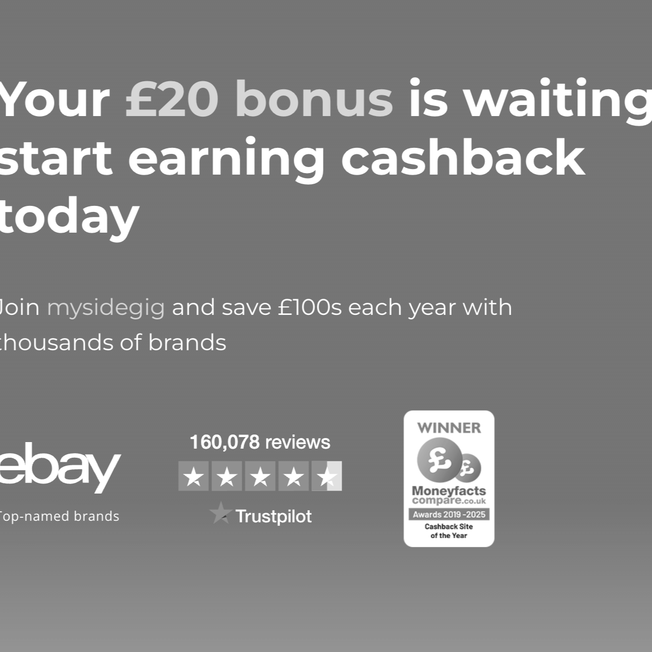 £20 free with TopCashback (limited time boost)