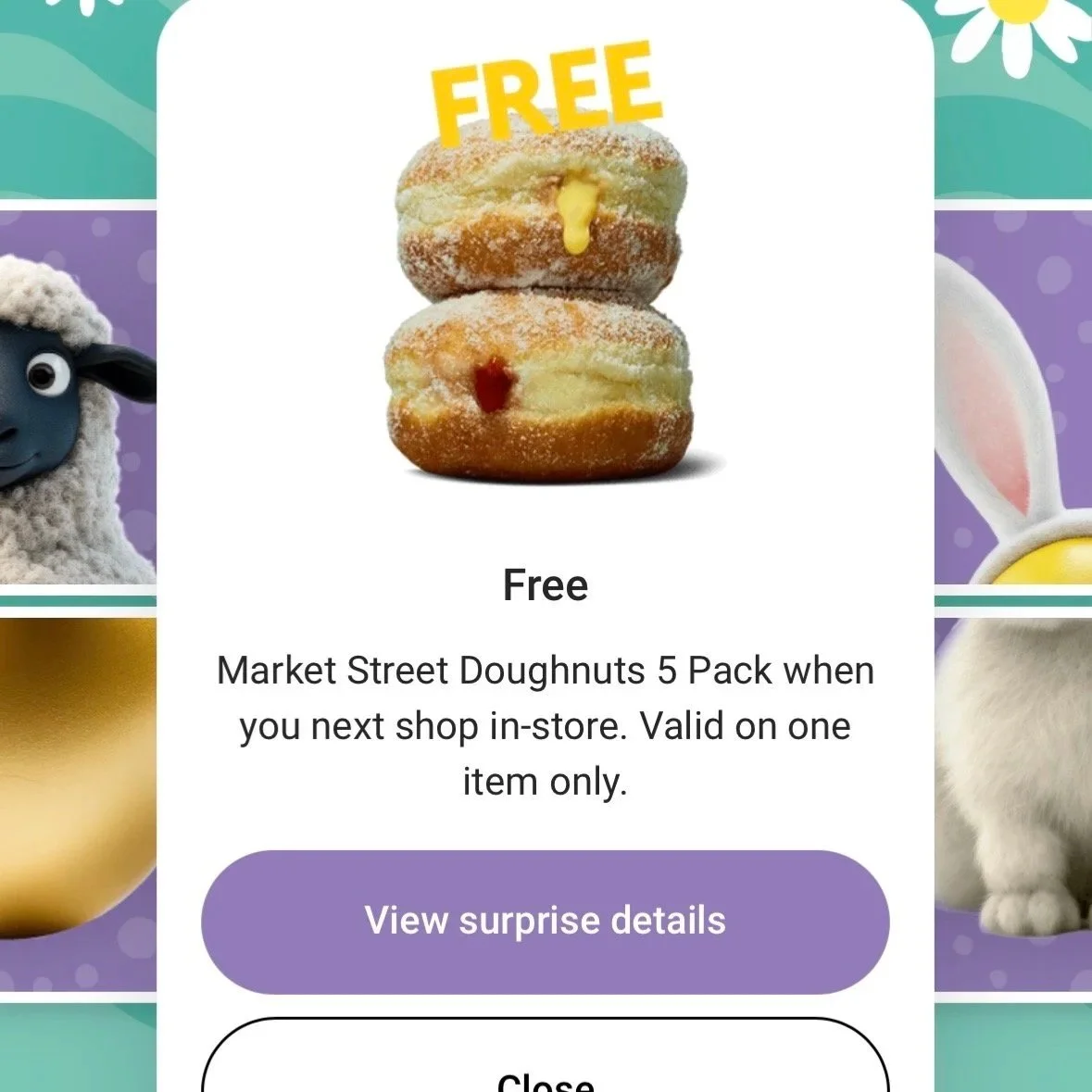 Free doughnuts with the Morrisons More game