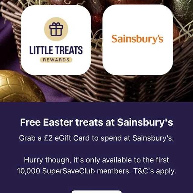 Free £2 Sainsburys gift card via MoneySupermarket
